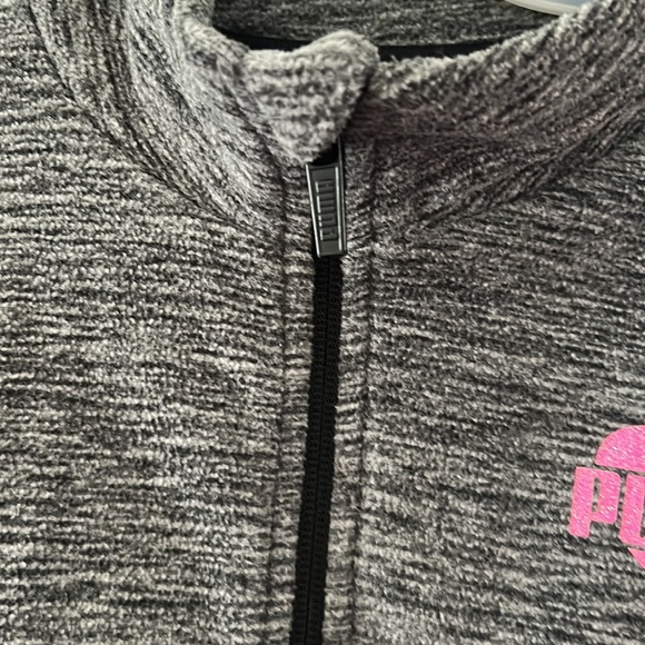 Puma Zip Up Fleece Jacket - Picture 3 of 5